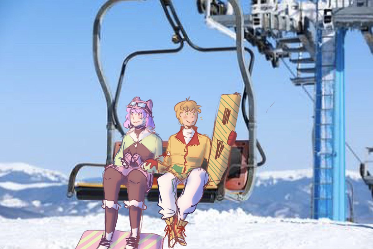 iddelirious's tweet photo. 🐯🐰 //  🐲🐱

SENDING THEM OFF TO THE SLOPES !!!! I’m still so upset that Lara was left out when her fellow rookies got merch AGAIN >:(( so I’m taking matters into my own hands. If the advertisers don’t wanna send them on a snowy date then TOO BAD I’ll do it for them https://t.co/2oqdZBVEAd