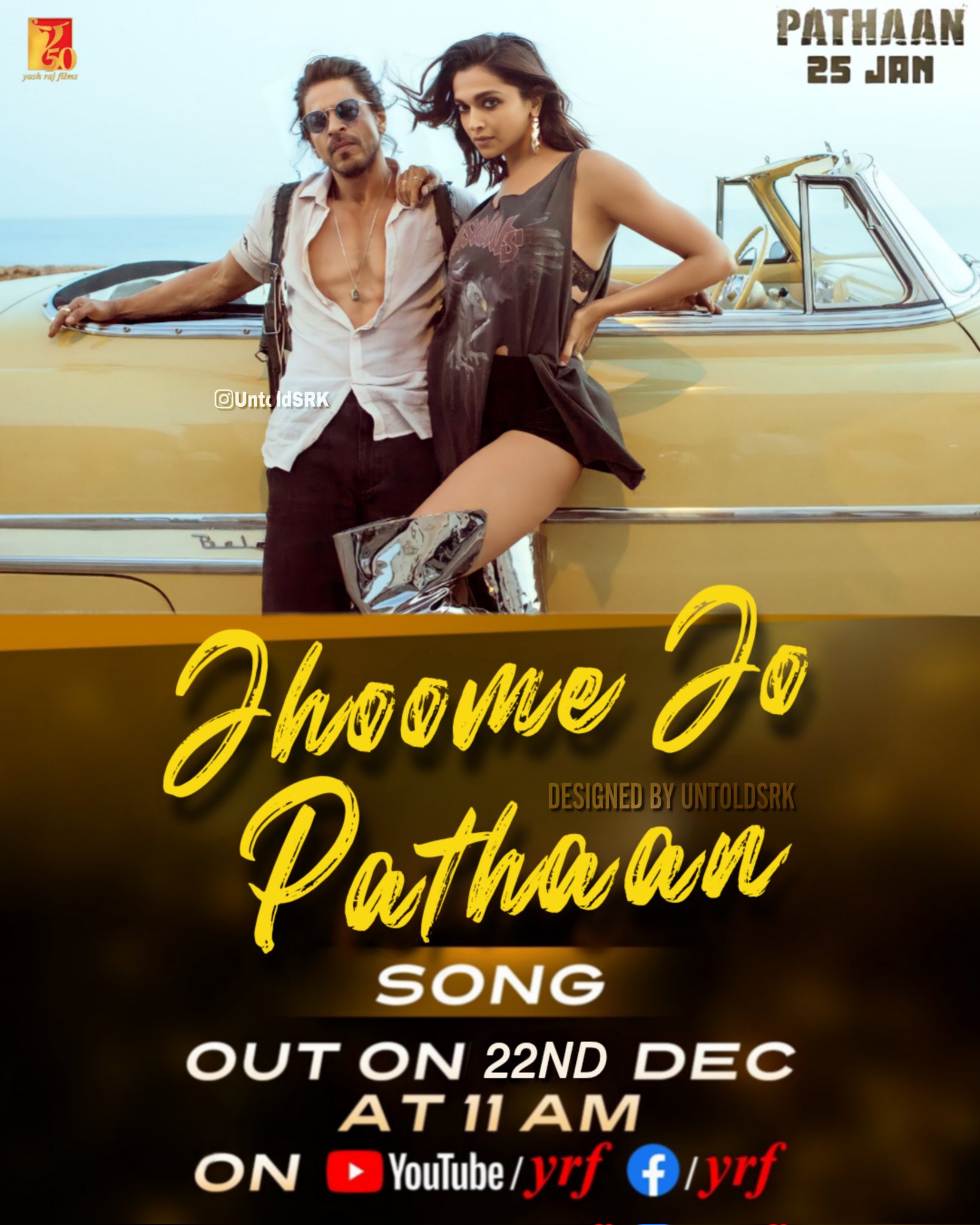 Jhoome Jo Pathaan Song - Live View Count & Countdown 