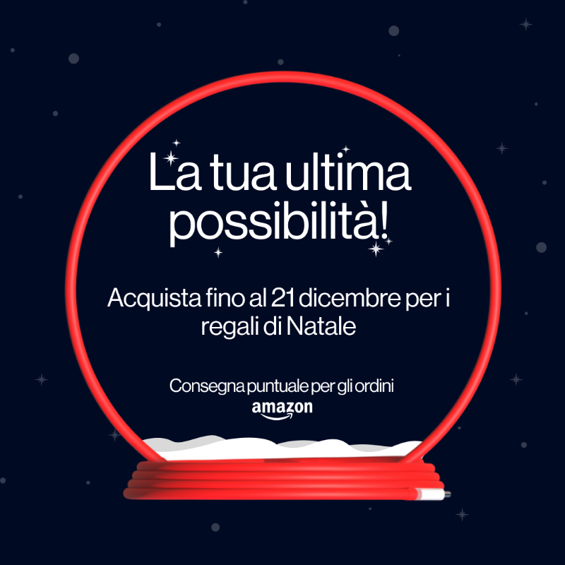OnePlus_ITA's tweet photo. È ora di accelerare! È la tua ultima possibilità di acquistare i regali di Natale. 🎁🔜🎄