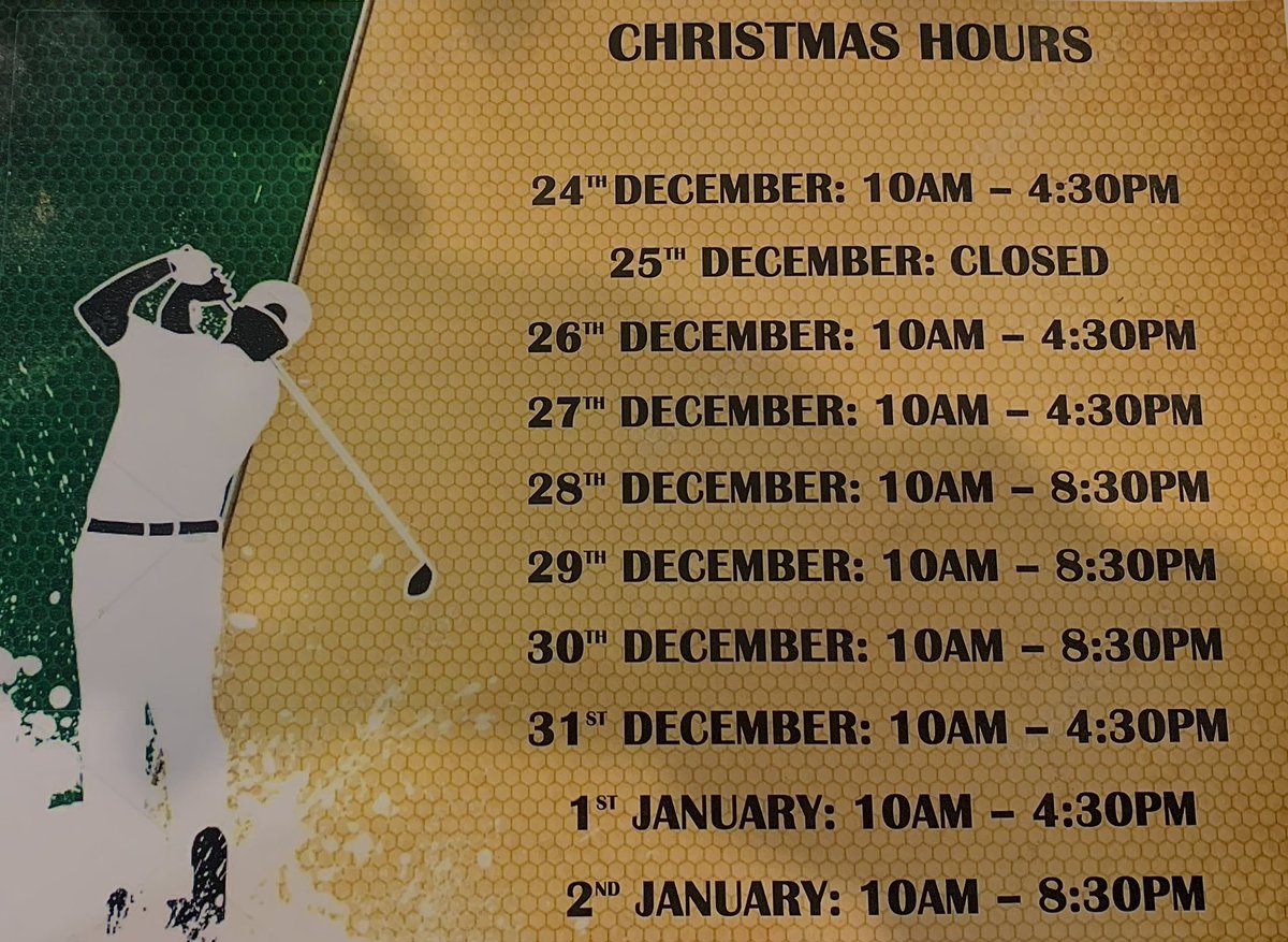 Please see our festive opening hours👇🏻👇🏻We wish everyone a Very Merry Christmas and Happy New Year🎄