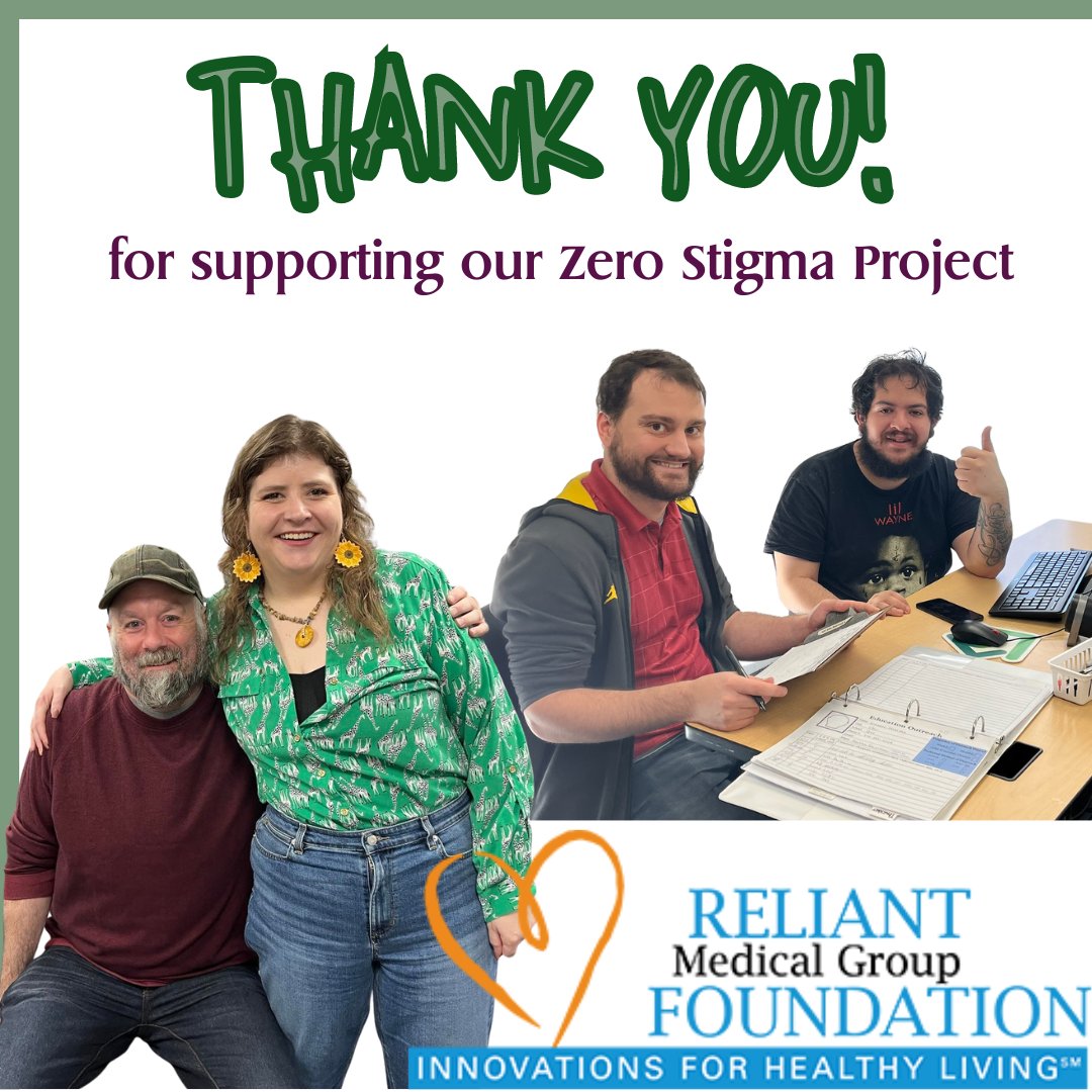 GenesisClub's tweet photo. Genesis Club would like to thank the Reliant Foundation for their generous grant to fund our Zero Stigma Project! With their support, we can continue our efforts to eliminate stigma and misconceptions about mental illness. #GenesisClubworcester #clubhouseworks #stompoutstigma https://t.co/c3OD5V74bE