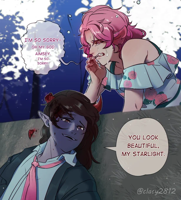 Oh this seems familiar, it's as if this happened in another universe...

[#AreaUnknown #guqqiefanart #aimseyfanart ] 