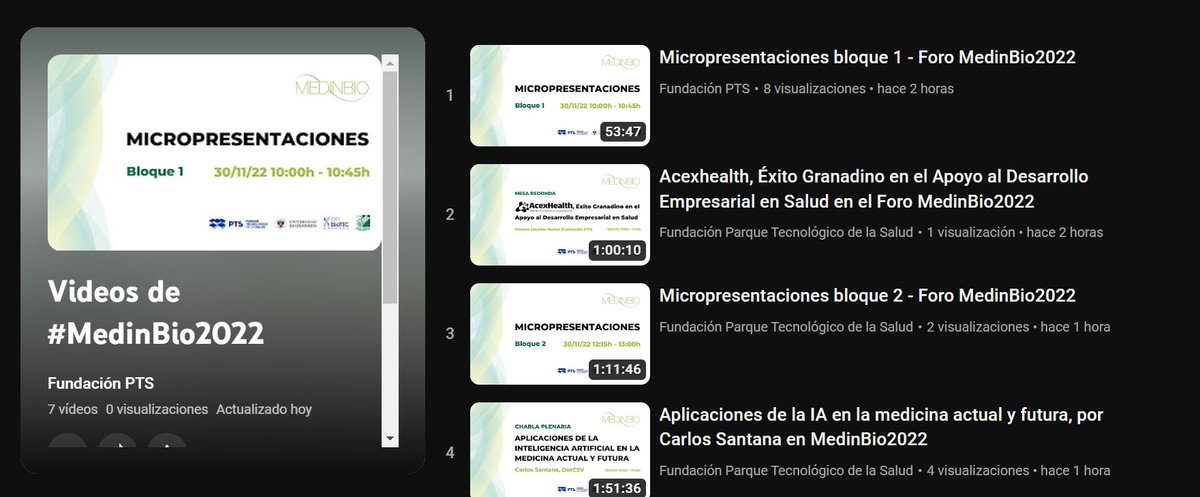 MedInBio Spain tweet media