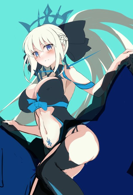 WIP#FGO アーケードで、大人な下着を着けてることが判明したモルガンさん 