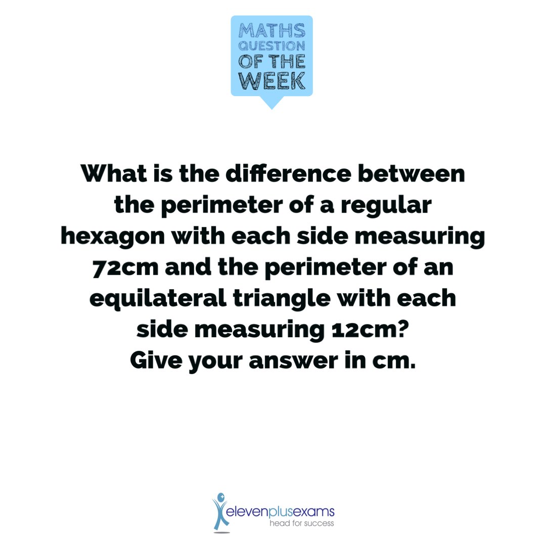 ElevenPlusExams's tweet image. 🤔 QUESTION OF THE WEEK: 𝘗𝘦𝘳𝘪𝘮𝘦𝘵𝘦𝘳 ⁣
⁣
👈 Swipe for answer and explanation.⁣
⁣
📘 Find more questions like this in our 𝟏𝟏+ 𝐄𝐬𝐬𝐞𝐧𝐭𝐢𝐚𝐥𝐬 𝐌𝐚𝐭𝐡𝐞𝐦𝐚𝐭𝐢𝐜𝐬: 𝗪𝐨𝐫𝐝𝐞𝐝 𝐏𝐫𝐨𝐛𝐥𝐞𝐦𝐬 𝐁𝐨𝐨𝐤 𝟏 (Tap to order 👆)⁣ #edutwitter #mathsquestions
