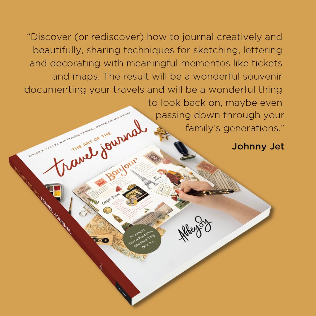 We're thrilled The Art of the Travel Journal by <a href="/AbbeySy/">AbbeySy</a> made it onto <a href="/JohnnyJet/">JohnnyJet</a>'s 2022 Holiday Gift Ideas for Travelers!

"This beautiful book will help you discover (or rediscover) how to #journal creatively and beautifully."

johnnyjet.com/2022-holiday-g…