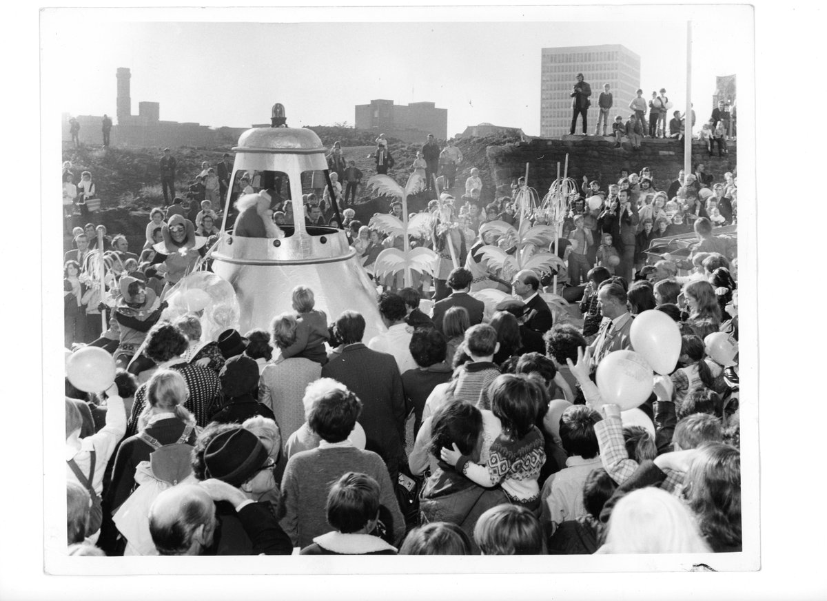CoopHeritage's tweet image. For today's #12DaysOfArchives, we thought we would share this photograph of Father Christmas in a spacecraft (from Co-op Press, November 1971) for a very non-traditional #FestiveTradition #ARAScot