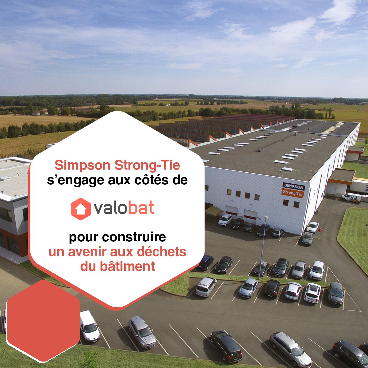 StrongtieFR's tweet photo. En tant que fabricant de Produits &amp; Matériaux de Construction pour le Bâtiment, Simpson s’engage aux côtés de @valobat_eco  et s'acquitte dès janvier 2023 de l'éco-contribution garantissant la prise en charge des déchets de chantier issus de nos produits en fin de vie.  #REP https://t.co/KSqQPtxtt3