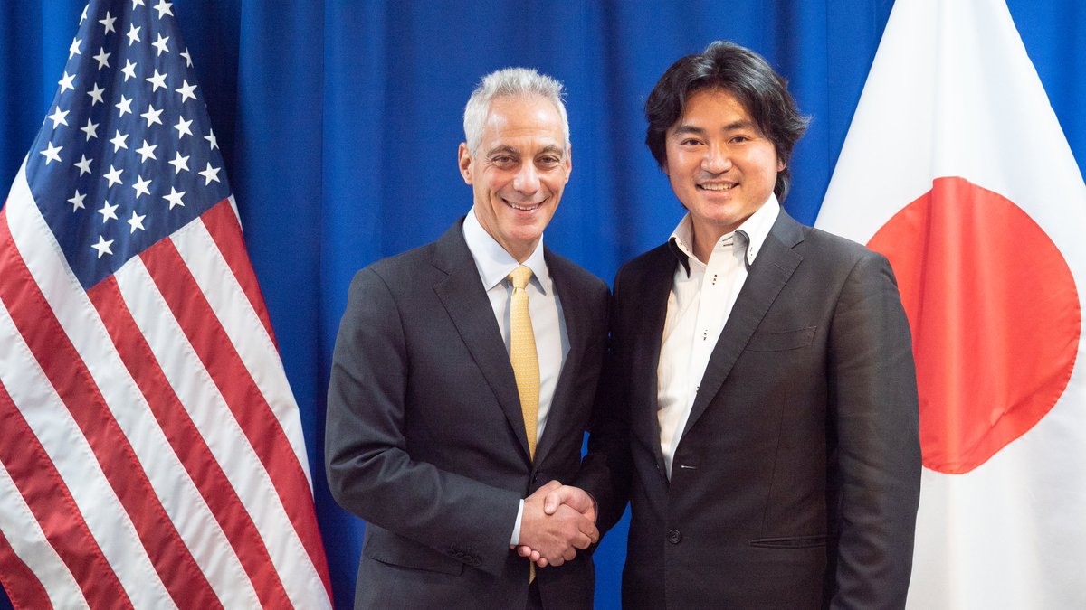 #Chicago &amp; #Osaka; St. Paul &amp; #Nagasaki; #Honolulu &amp; #Hiroshima. Shining examples of the 450+ Sister City &amp; Sister State relationships that unite 🇺🇸&amp;🇯🇵. As Mayor of Chicago, I learned local issues require local solutions. Thank you to <a href="/ShinKoyamada/">Shin Koyamada（小山田 真）</a> for leveraging local linkages.