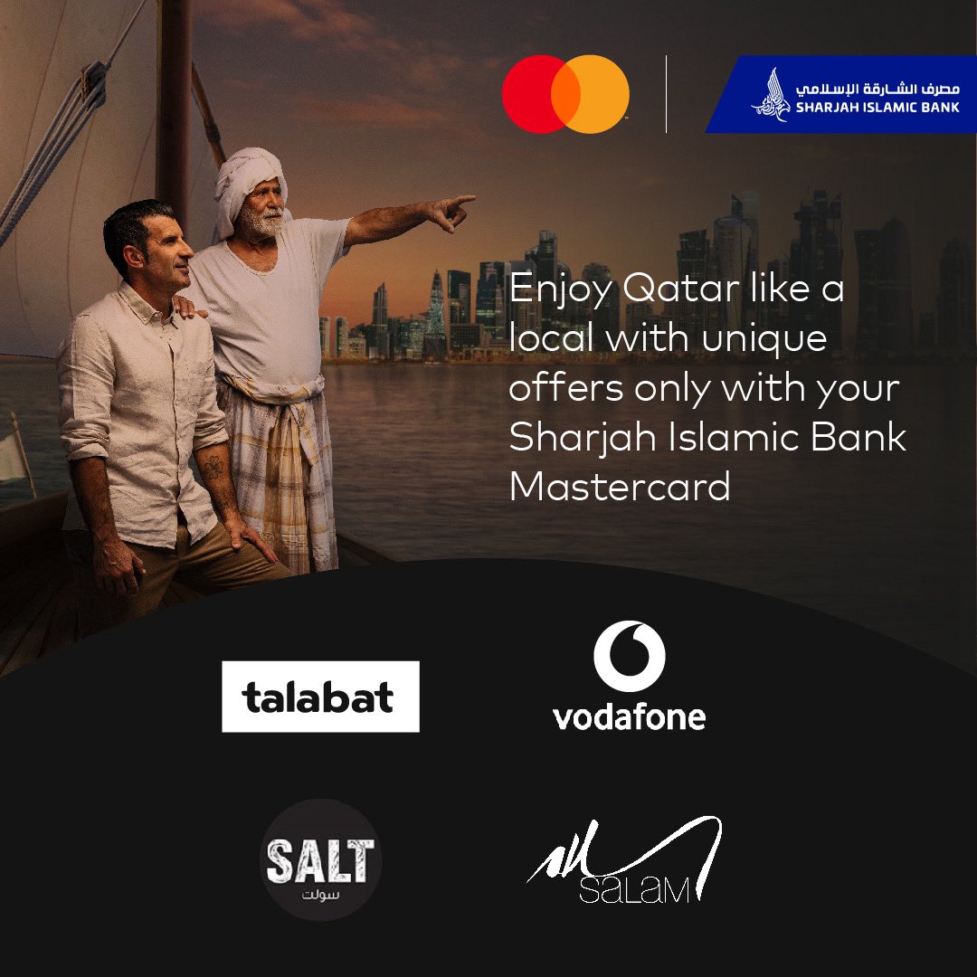 shjislamicbank's tweet photo. Indulge yourself with exclusive offers with your #SharjahIslamicBank Mastercard when travelling abroad. Savour the tastiest cuisine at the #trendiest spots, shop your favourite #brands at iconic stores or relax in luxury at a world-leading hotel 🍔🛍️ https://t.co/ITF6DvkrlI