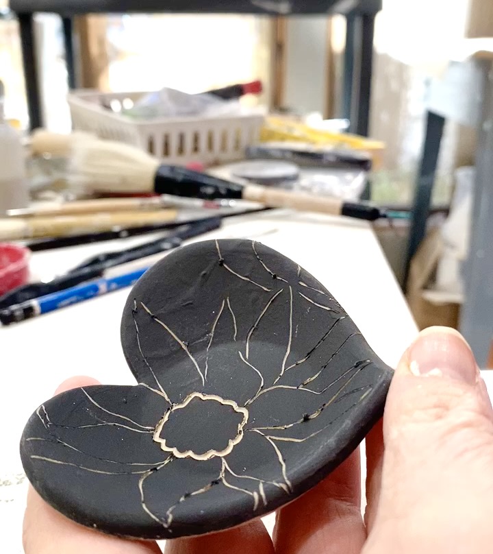 Zen Cat Pottery on Twitter "I carve most things freehand. https//etsy.me/3G6Adl9 via Etsy 