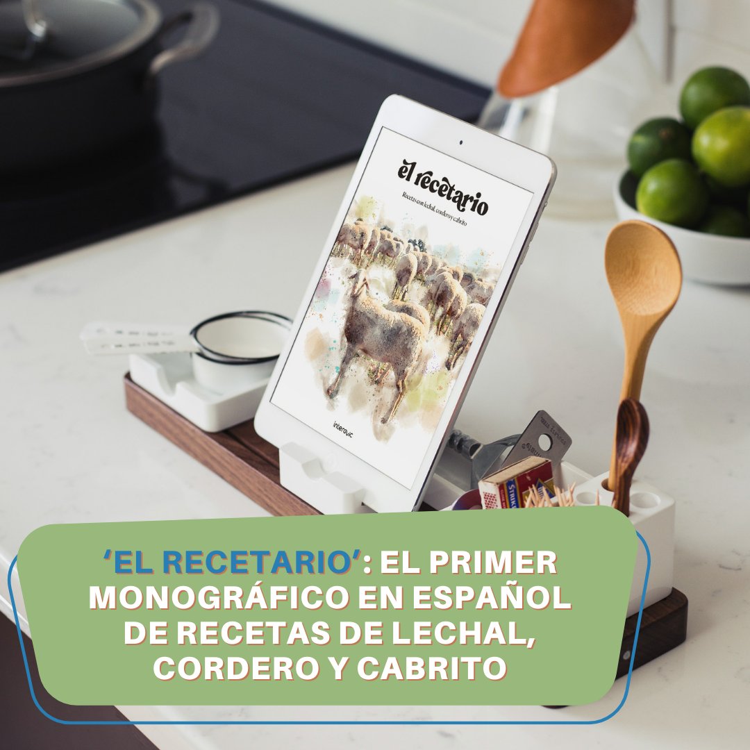 ‘El Recetario’: el primer monográfico en español de recetas de lechal, cordero y cabrito

📔Este libro gratuito, con prólogo de Jesús Sánchez de El Cenador de Amós, divide las recetas en tres categorías 

➡️bit.ly/3YCYMNS