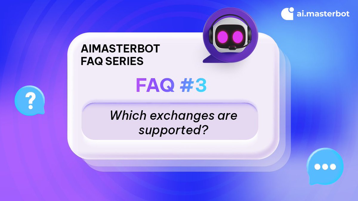 aimasterbot's tweet photo. 👾 AIMasterBOT FAQ Series 👾
🔥 FAQ #3:  Which exchanges are supported?

👉🏻 Currently, the user's accounts will be connected through the API of the TraderWagon exchange, in the near future we will support trading on more exchanges such as Bitget. Bybit, MXC and more. https://t.co/GxrlAndg4h