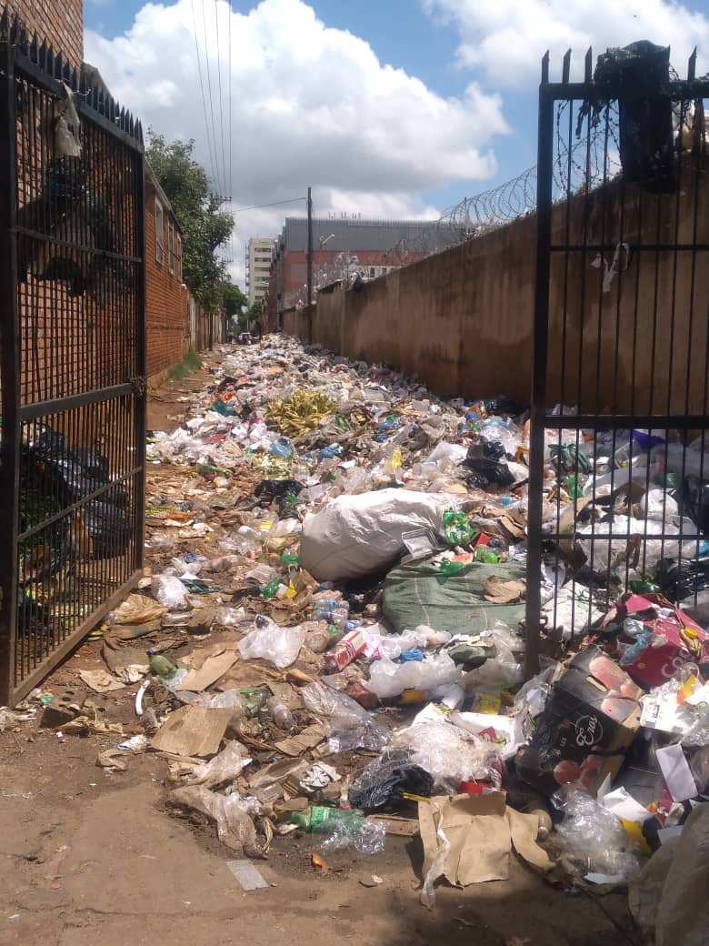 arthurmpofu's tweet photo. This is what we see in 6th. Avenue, Bulawayo once the cleanest city in Zimbabwe https://t.co/pPlmMZEZdr