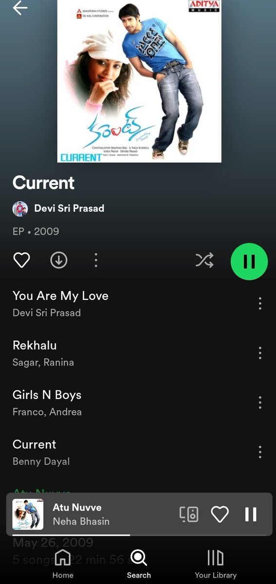 Thop album #Current @ThisIsDSP ❤️🎶🛐 Once in a Life time album @iamSushanthA ♥️ Chinnappudu eppudu fm pettina ee movie lo song's eh vachevi 🥺🥺