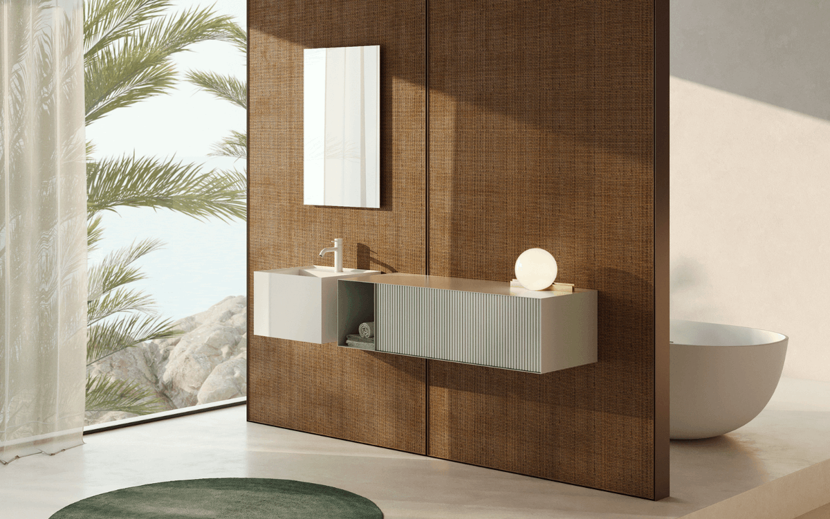 thisisaquaplus's tweet photo. New from MOAB. White Betacryl basin. ZERO20 cabinet in Balsam Green Lacquered. Silt Green LMT3D Stripes.
Sales Agent for the UK. Aquaplus Solutions
🌐https://t.co/sORvIa93bB
✉️info@aquaplussolutions.com
#moab80 #bathroomdesign #aquaplussolutions #zero20 #balsamgreen #basin https://t.co/U0UPazBJDV