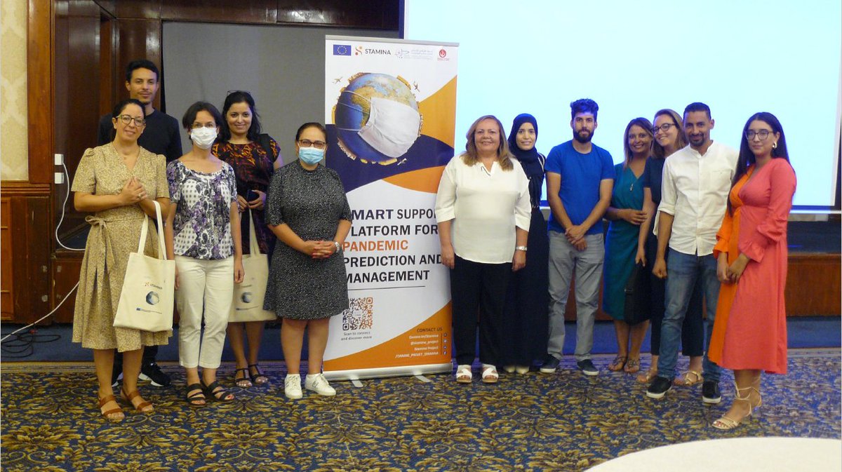 In July,  the Tunisian Ministry of Health organized a workshop and trial demonstration of #STAMINA tools. The event disseminated the trial's main results using #data relating to West Nile virus and SARS-COV2 surveillance. 
Read more about the trial here: ow.ly/FpKJ50M10TA