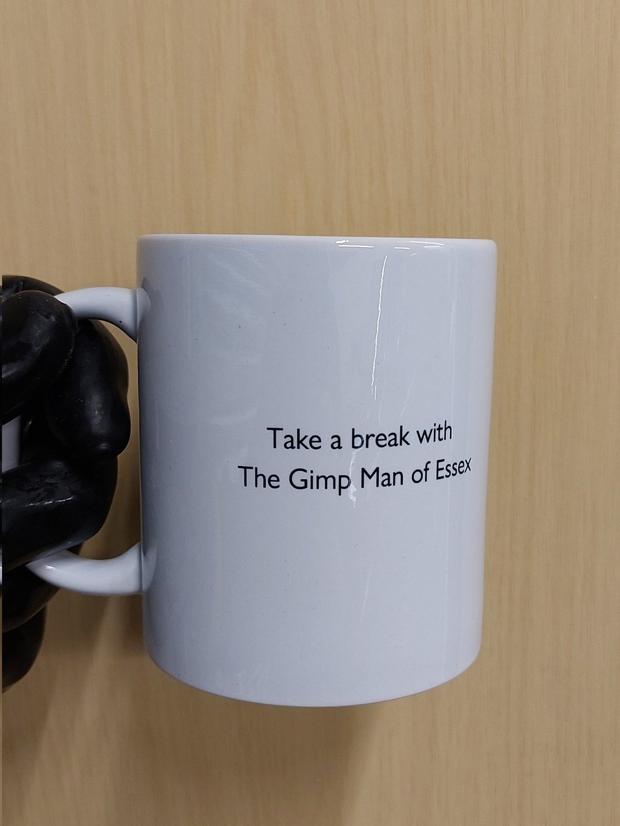 Yay! The mugs have arrived at last for the TGMoE new year raffle. We have ten of these to raffle off. We will also throe some other bits and bobs in as well (can any Essex businesses help us here?) 
ALL proceeds go to <a href="/mnessexmind/">Mid & NE Essex Mind</a>

#TGMoE #gimpmanofessex #mentalhealth #mind