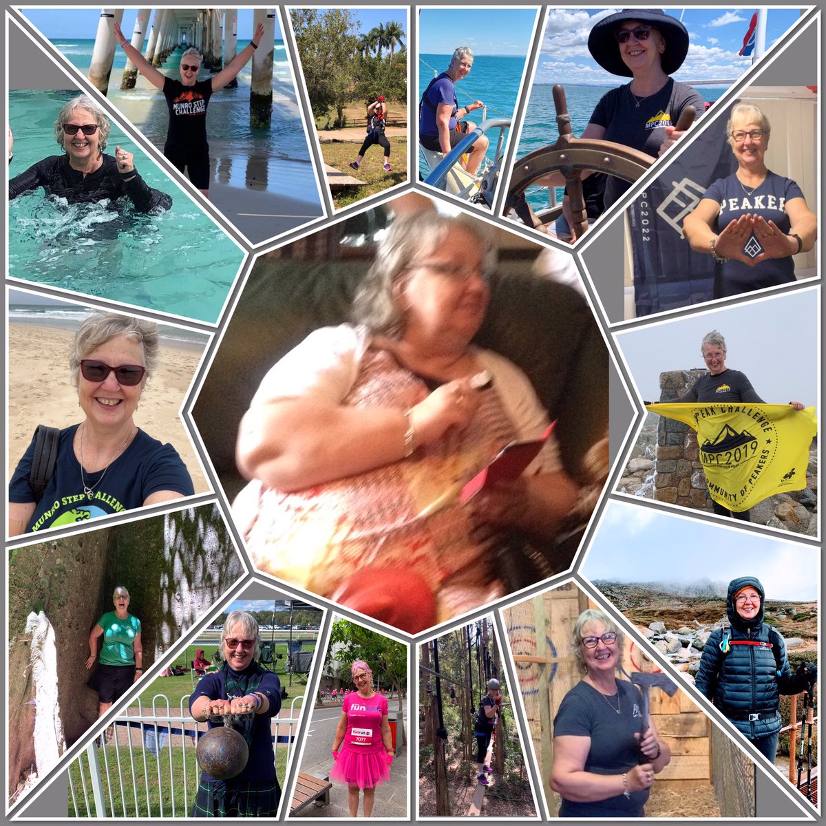 lesley210756's tweet image. My life began when I found @MyPeakChallenge  I have done so many amazing things since joining MPC
6 years of MPC 
Workouts, Yoga and Mindfulness 
Reversed T2 diabetes 
Climbed Mt Kosciuszko
Hikes 
Zip lining
High ropes
Sailing 
Axe Throwing
Aqua Aerobics 
Line Dancing 
#MPC2022