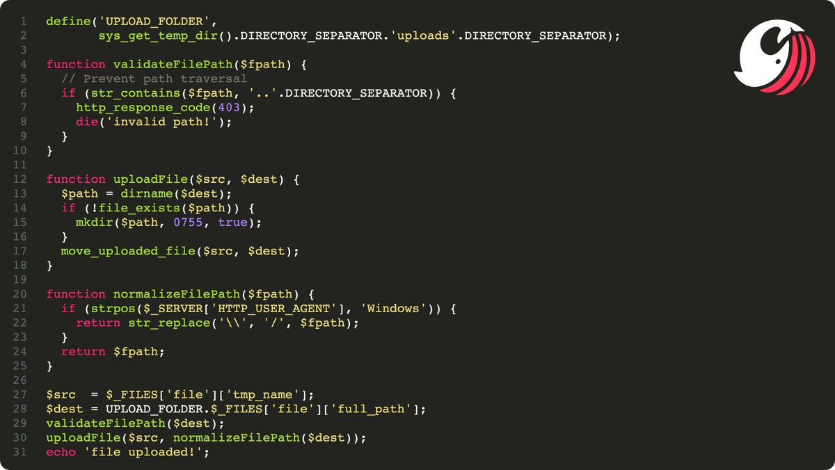 Sonar_Research's tweet image. Can you spot the vulnerability? #codeadvent2022 #PHP
It is always challenging for developers to account for multiple operating systems...
sonarsource.com/knowledge/code…