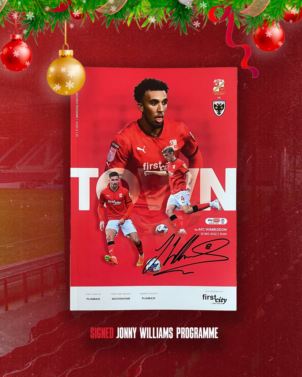 Ho, Ho, Ho!🎄

As we approach Christmas, we've decided to giveaway a hand-signed Jonny Williams programme. 

All you have to do to be in with a chance of winning this prize is comment below with your best festive joke!

Then lock in your entry by retweeting!

#STFC 🔴⚪️