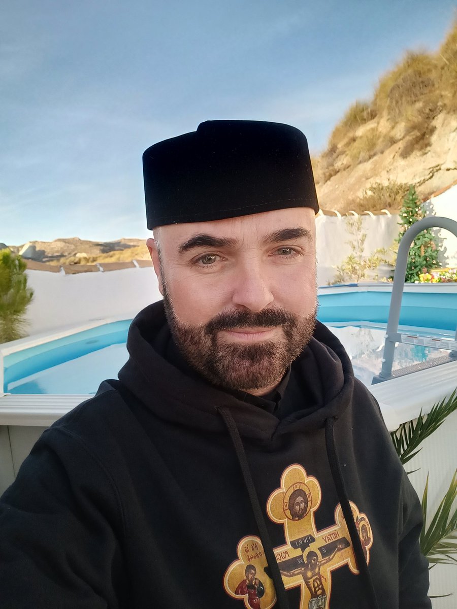 DesertPatriarch's tweet photo. Good Tuesday morning from the Baptismal Pool of the Andalusian Reformed Orthodox Church. https://t.co/CP2aoU5MM6