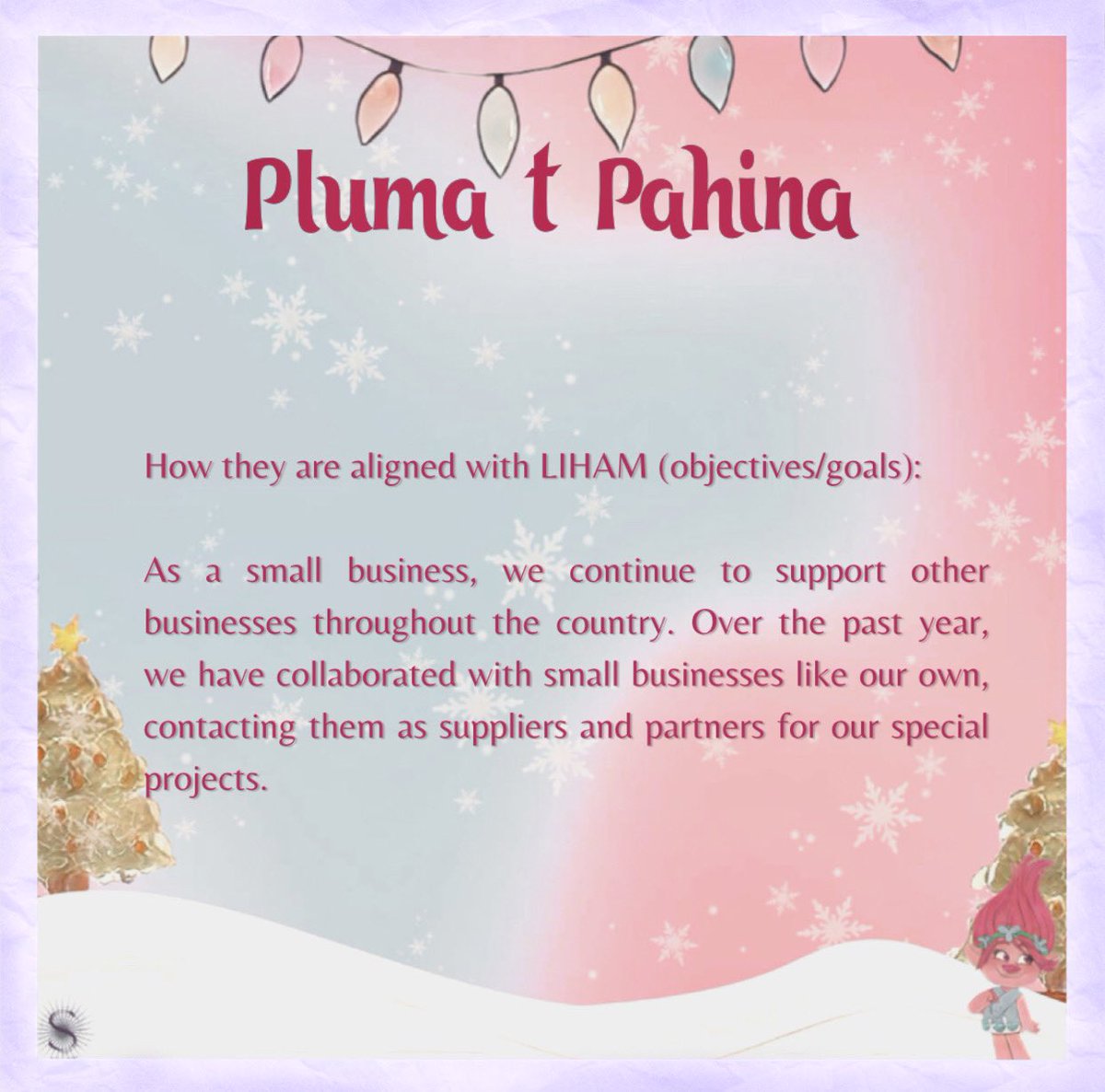 SAMPAGAMNL's tweet photo. Rudolf, the red-nosed reindeer 🦌 Have shiny surprises for everyone! 😯

Introducing our business partners that granted our dreams 💛 All the other reindeers 🦌 are thankful for you!

#SampagaMNL
#LIHAM
#ParaSaKinabukasan

Caption by: Athy
Pubmat by: Ysa https://t.co/oZiyeQPk3K