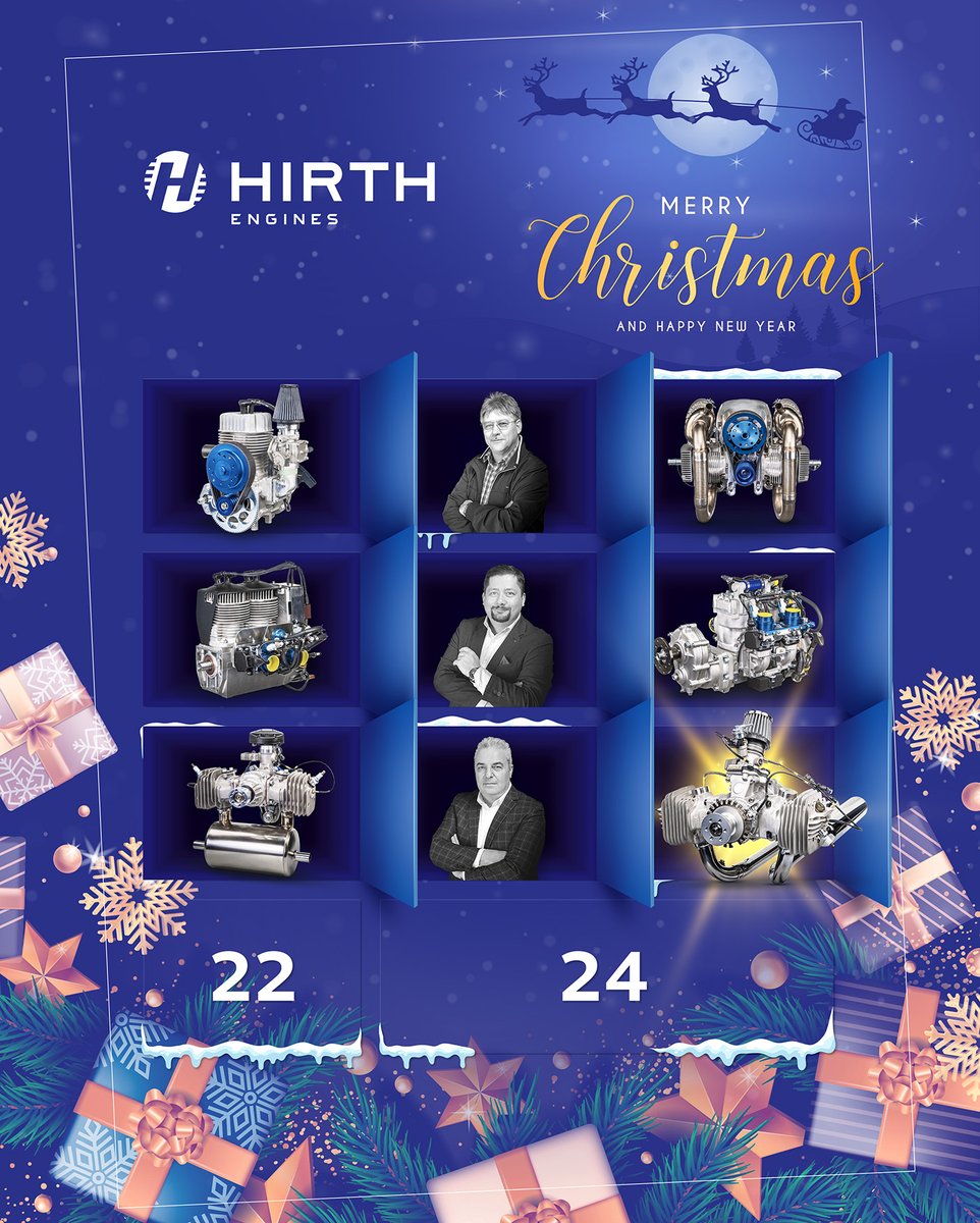 h_hirth's tweet photo. 💥In one of the last Advent calendar doors, we don’t want to deprive you of this fascinating two-stroke-engine.  💯 Our 42 series is the bestseller in its class.  Why?  Simple - this series offers the absolute best performance for UAV.
1/3 https://t.co/aRXcKrmajn