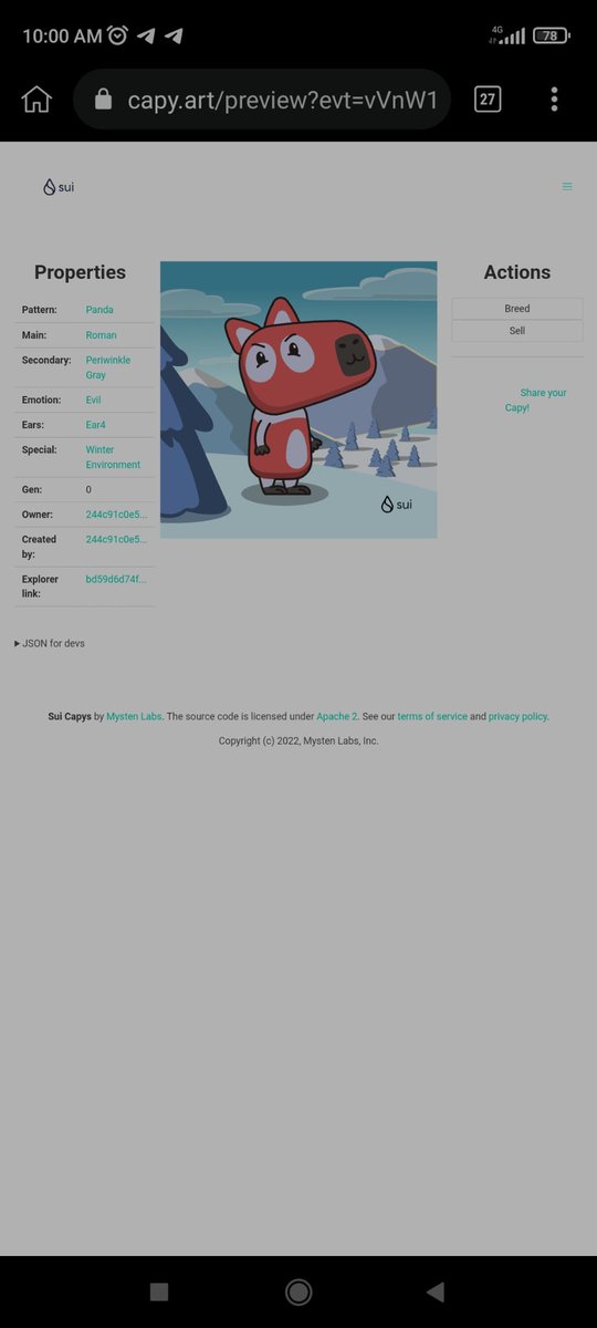circassian5's tweet photo. π I just unboxed my Sui Holiday Capy! βοΈ
Create your own Capy here: https://t.co/jdUZpY73bD #CapyHolidays
Capy will be interesting to explore sharing cards to our loved ones.
#CapyHolidays
#SuiCapy #SuiWallet https://t.co/dfuffBoZFX