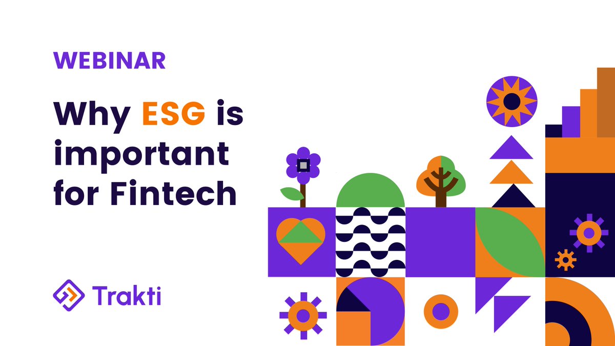 TraktiCom's tweet photo. 🚨 Don’t miss our next webinar: ESG and Financial Services: Why ESG is Important for Fintech. 

🗣️ Speakers: @gigtel, and @GerritSinderman.  

📆 Date and time TBC. 

👉 Register now to stay updated about the date and time👇 

https://t.co/s95b7sESoG https://t.co/EYifZSi4j2