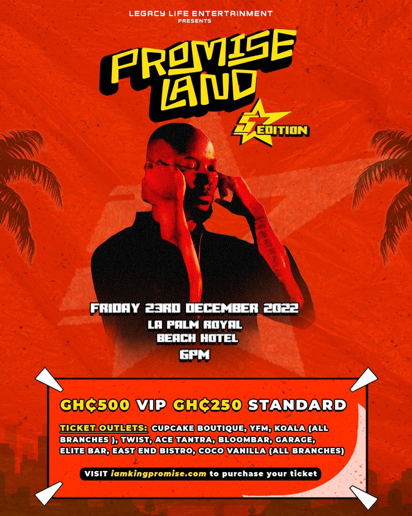 Killbeatz. on Twitter "PromiseLand tickets available at these outlets