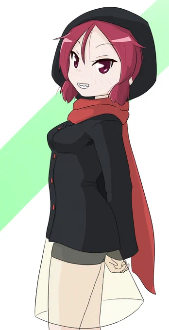 おそらくりょくちゃんの次にたくさん描いてるりくねぇスケスケスカートじゃん#ケムリクサ 