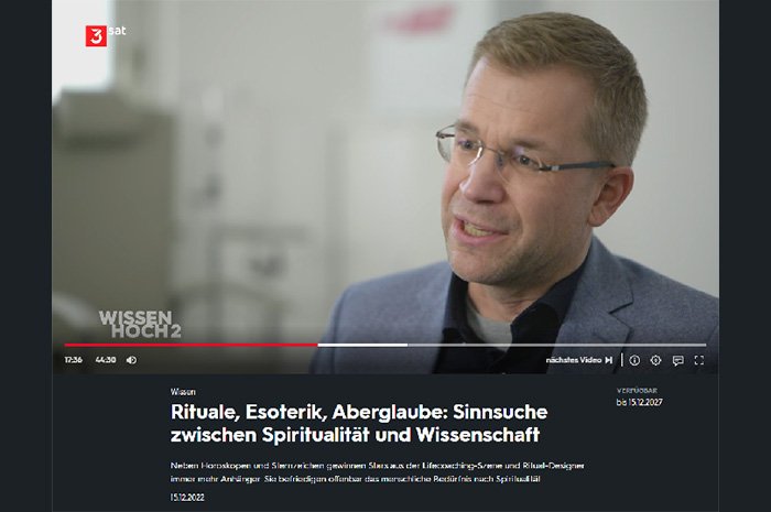 Leads Ulrike Bingel <a href="/bingellab/">Bingel Laboratory (Bingellab)</a> from A01 and Sven Benson from A11 appear in a new German <a href="/3sat/">3sat</a> feature to talk about their favourite topic, #treatmentexpectation|s 😁

Watch it here (from minute 16:30 onwards): 3sat.de/wissen/wissens…