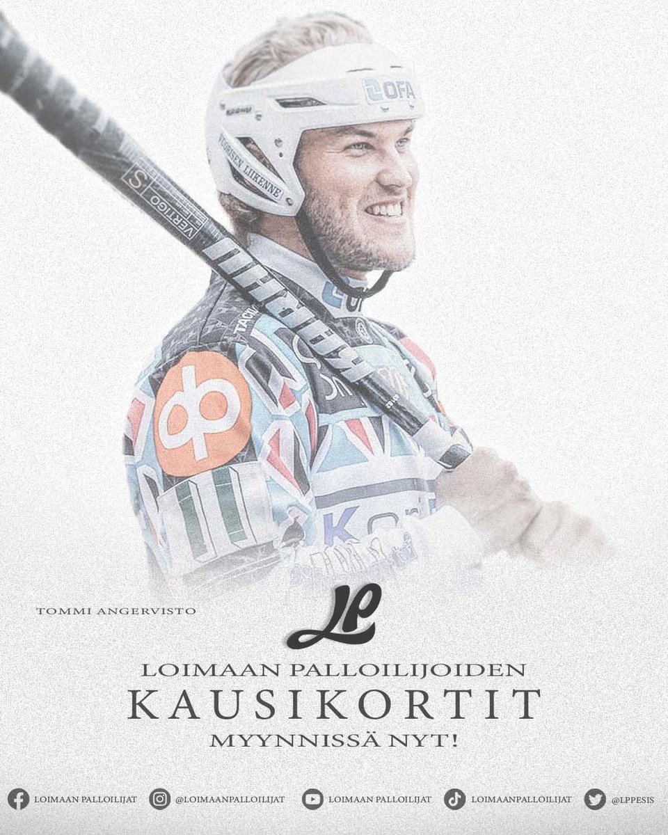 𝐏𝐚𝐥𝐥𝐨𝐢𝐥𝐢𝐣𝐨𝐢𝐭𝐚 𝐩𝐮𝐤𝐢𝐧𝐤𝐨𝐧𝐭𝐭𝐢𝐢𝐧 – 
𝐊𝐚𝐮𝐬𝐢𝐤𝐨𝐫𝐭𝐢𝐭 𝐬𝐚𝐚𝐭𝐚𝐯𝐢𝐥𝐥𝐚 𝐧𝐲𝐭! 🤍

Loimaan Palloilijoiden kausikortit kaudelle 2023 on nyt saatavilla.

Kausikortit myy: Sportia Loimaa

📝 lpjuniorit.net/ajankohtaista/…

#letsgouälpee
#pesis