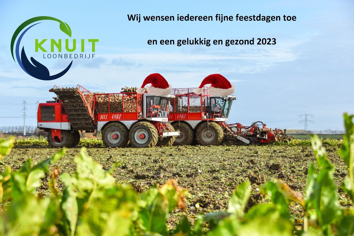 LoonbdrfKNUIT's tweet photo. Loonbedrijf Knuit en medewerkers wenst u fijne feestdagen en een voorspoedig en gezond 2023 https://t.co/OfTfLHkBjP