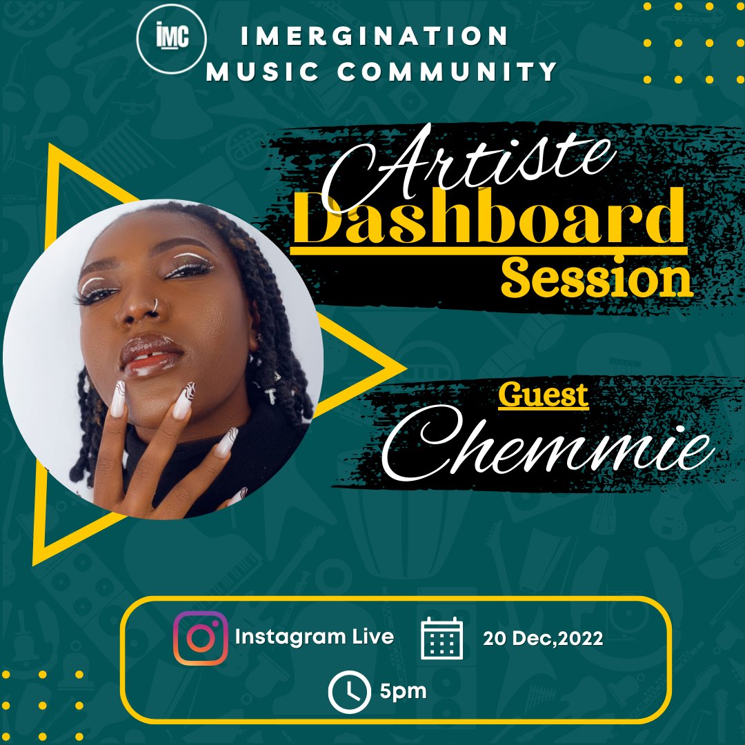 Chemmie_music's tweet photo. Join me live on Instagram 5pm today
Bring in your questions but stream baby before coming. #streambaby  #askchemmie https://t.co/qexIPHNlbn