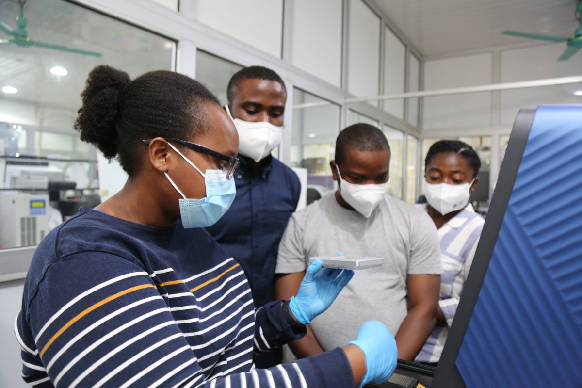 acegid_igh's tweet photo. Our partners from the @broadinstitute were here to train our team on mCARMEN, our CRISPR-based surveillance detection technology that can simultaneously distinguish multiple pathogens from multiple samples in one run.
#pandemicprevention #pathogenhunters https://t.co/j6HjDUYnC9