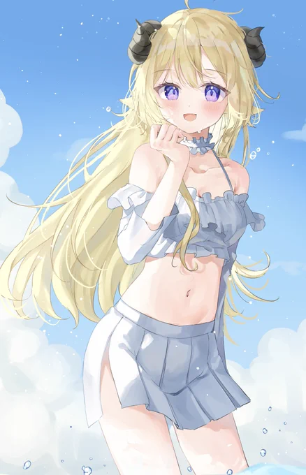 気持ちいいねぇ～!#つのまきあーと 