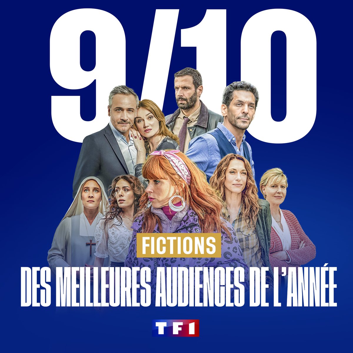 #Audiences @tf1 Bilan Fiction Française 2022 🔥🔥🔥