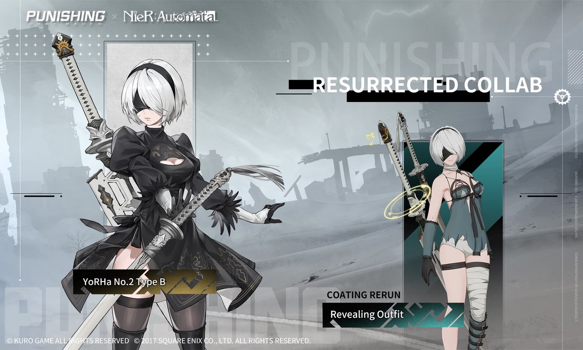 Overtreden mooi Het strand Punishing: Gray Raven on X: "【PGR × NieR:Automata | 2B Overview】 YoRHa No.  2 Type B 2B is an all-purpose battle android, deployed as a member of the  automated YoRHa infantry. #PGRxNieR