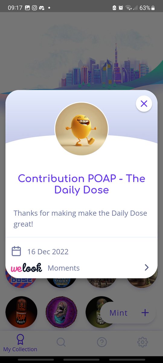 Wow! Big thanks to <a href="/ryancarson/">Ryan Carson</a> for this.  The Daily Dose has got me excited about the web3 space again with the bonus of learning new things as I go.
I'll take this win back to my family in <a href="/NuggetsNifty/">Nifty Nuggets</a> and the Daily Dose Army group (<a href="/Cryptovius1/">Cryptovius★ 🍊</a> thanks for the invite). 
😃