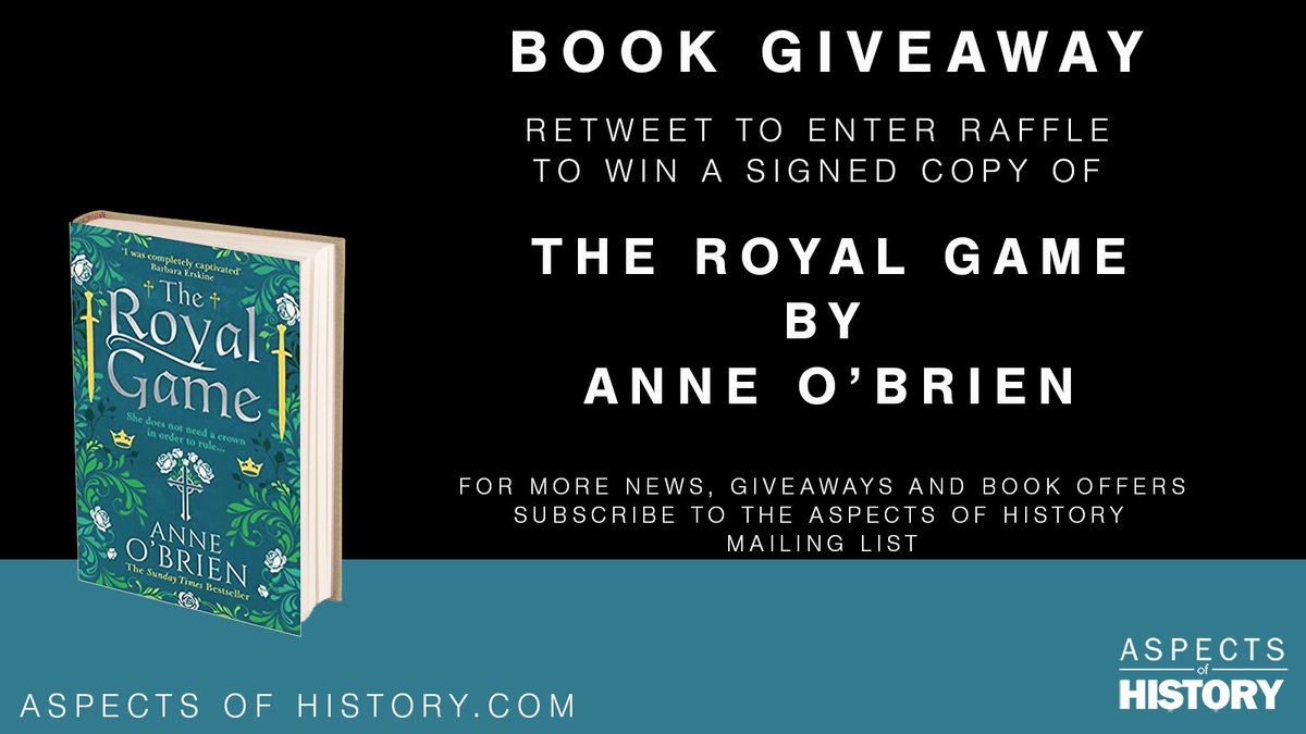 anne_obrien's tweet image. To celebrate a momentous 2nd birthday for Aspects of history.  @AspectsHistory 
A Giveaway.  Retweet now!
The Royal Game.  The women of the 15th Century Norfolk Paston family are a force to be reckoned with.  
#Giveaway #aspectsofhistoryday #HistoricalFiction