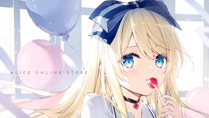 こちらの望月しいな先生のイラストグッズはAlice Online STOREにてグッズ販売中.ᐟ.ᐟぜひ覗いてくださいねっ✦* 
