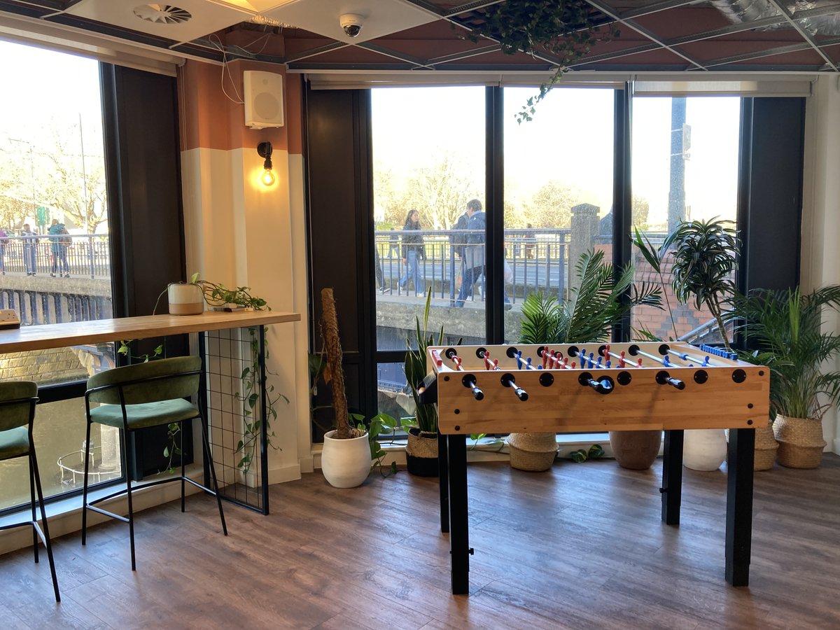 McFegganBrown's tweet photo. Where do your staff relax and unwind? 🤔
An office football table or #gamesarea is an excellent way to bring some fun into your #workspace! 💥
If you want to get really competitive, why not consider the addition of a scoreboard so you can create your own company tournament? ⚽️ https://t.co/bxmappDQYd