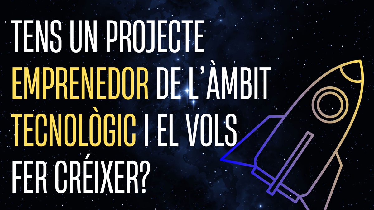 Si tens un projecte emprenedor de l’àmbit tecnològic i vols fer-lo créixer, el programa d’incubació KIV t’interessa!

Descobreix-lo aquí 👉🏼 vitvic.cat/fes-creixer-el…
