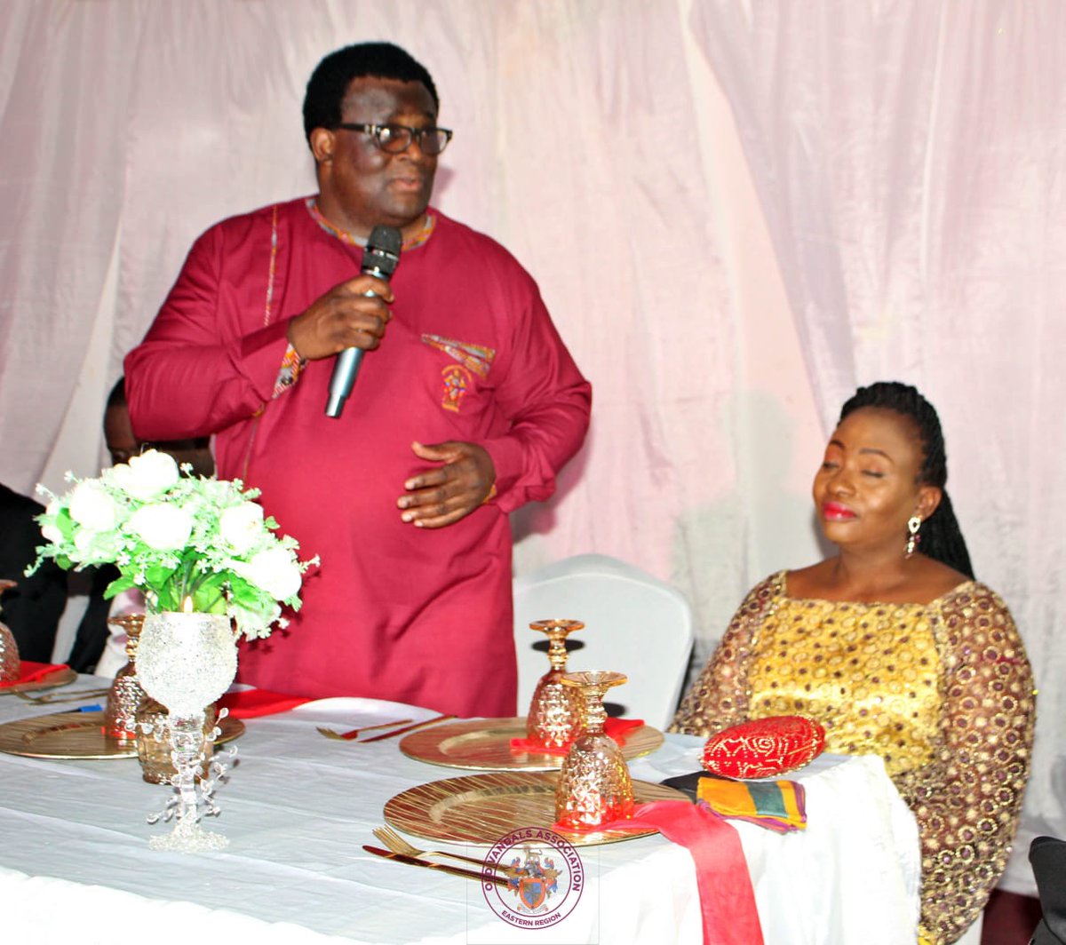 OVAGlobal1's tweet photo. #OVAER End of Year Dinner & Awards Ceremony
President of OVA, Lawyer Nketiah Sarpong, shared a quick update on progress by Old Vandals Association on the current happening in the Hall and other matters of concern.
#OVAnews #OldVandals #TruthStands https://t.co/XwOCPZgKIP