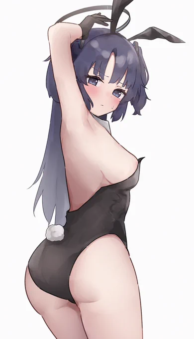 ユウカ、バニー服着ておねがい… #ブルアカ 
