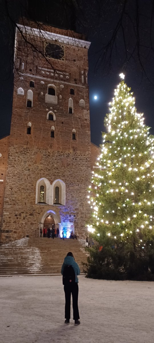 Turun Tuomiokirkon joulukuusen valot sammutetaan 21.12. kello 19.00–19.01. Maailmanlaajuisella kampanjalla osoitetaan tukea Ukrainalle. turku.fi/uutinen/2022-1… #Turku #Ukraina