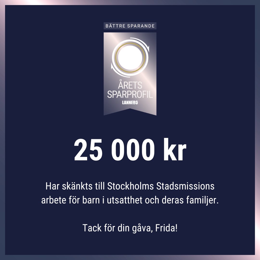#Åretssparprofil