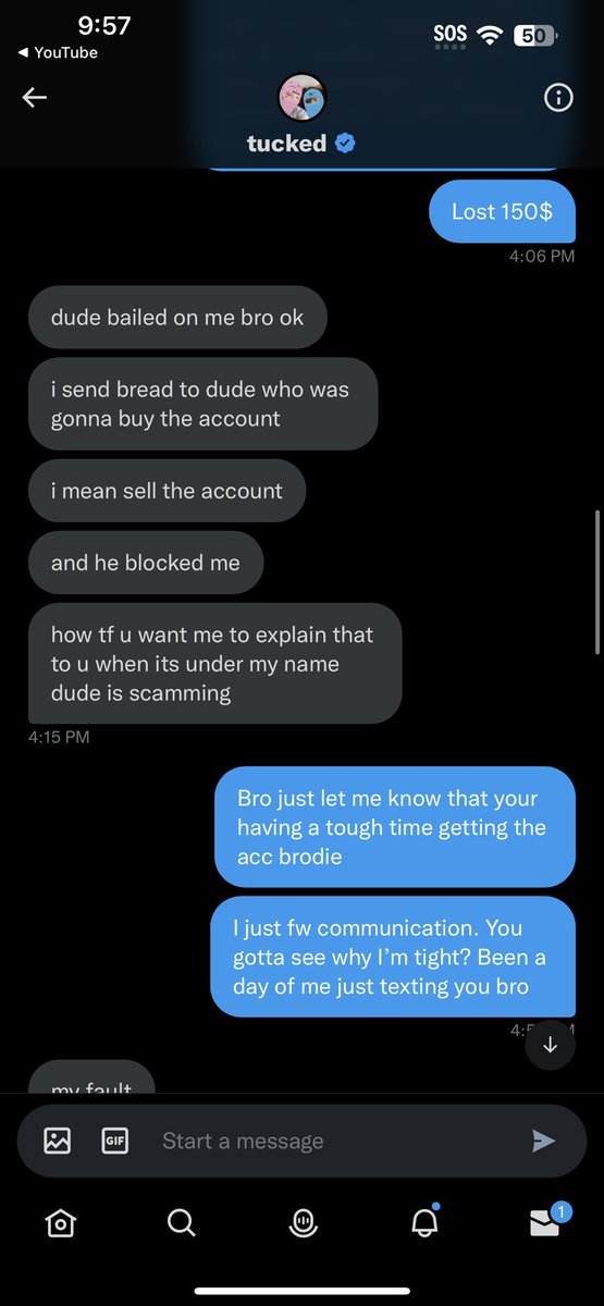 Rylend8's tweet photo. @Stitchisbackk @Unseased @JahWrldd @TRENDVY_ @Stitchisbackk I sent 150$ for a acc and I’m still waiting for it. All I heard was u got scammed sound good https://t.co/TGZZDVPnMk